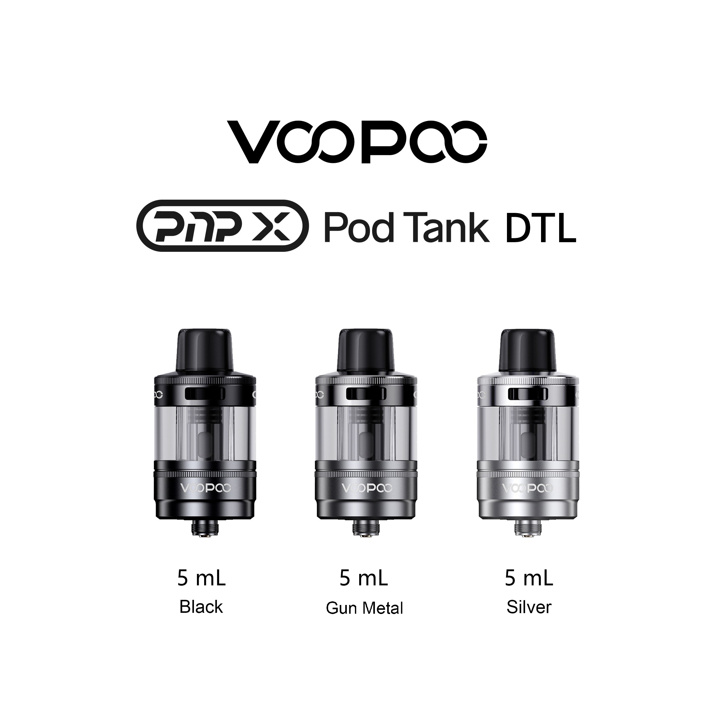 VooPoo PnP X Pod Tank + 2 Coils, pnp x coils, pnp x cartridge dtl, drag